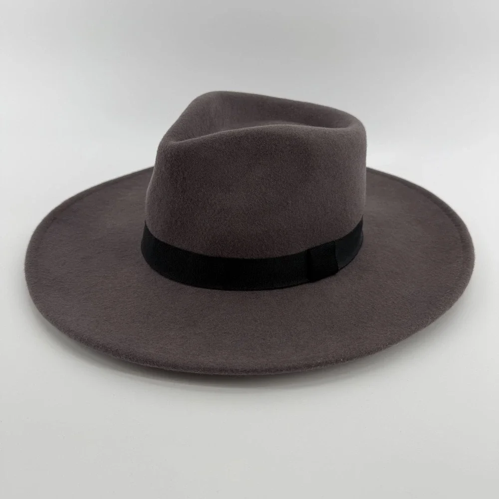 Madewell x Biltmore Montana Gray Wool Felt Rancher Hat Size Medium Large Fedora